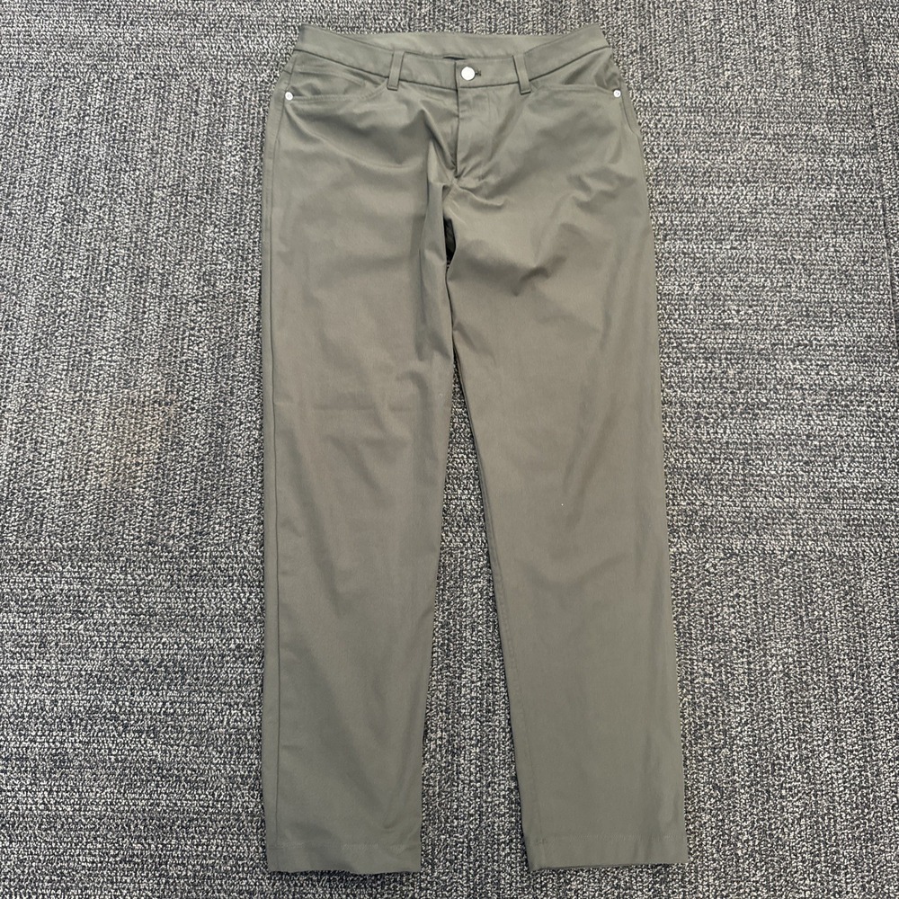 Lululemon Pants Men's 32 ‎ ABC Chino Stretch Golf Green